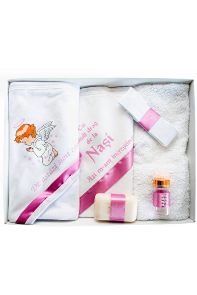 Inovius Trusou Botez 6 piese cu Text Imprimat, Ingeras, SICLAM - TB62