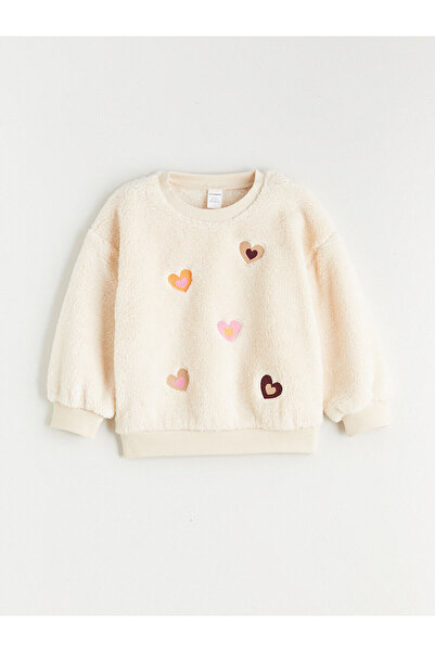 LC Waikiki Ozmarka New Season Crew Neck Girls' Sweatshirt and Leggings Pants 2-Piece Set