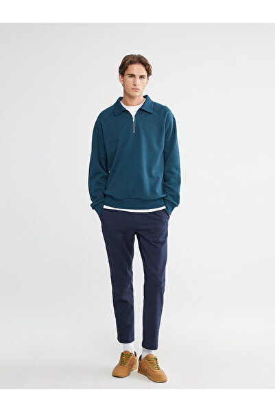 LC Waikiki Ανδρικό χοντρό φούτερ με γιακά πόλο