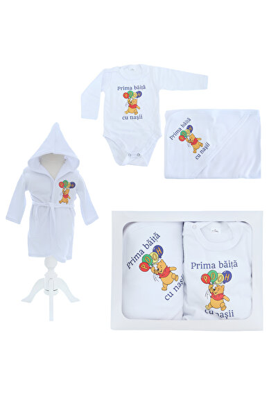 Inovius Trusou Prima Baita, Personalizat cu Mesaj "Prima Baita cu Nasii" Winnie the Pooh - TPB29