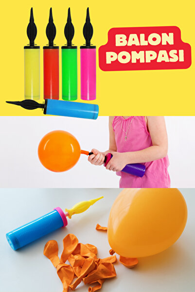 Baloncu Dede Balon Şişirmek İçin Pompa Balon Pompası Balon Şişirme Aparatı Po...