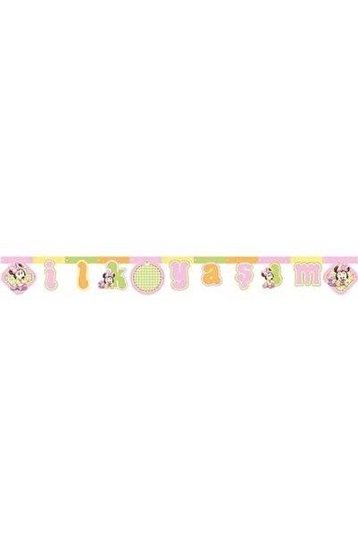 Hayaller Dükkanı Minnie My First Birthday Banner Ornament 2 Meters-