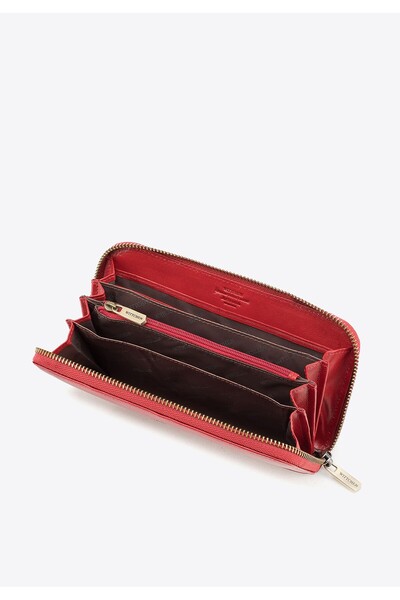 Wittchen Women's Leather Wallet Vintage Red Leather