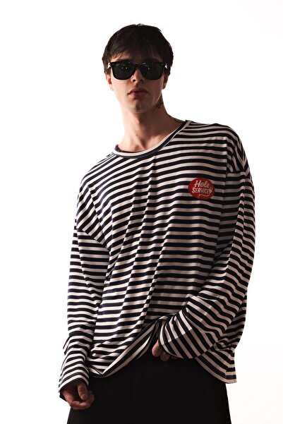 HOLEACADEMIE Hole Baskı Detay Triko Sweatshit