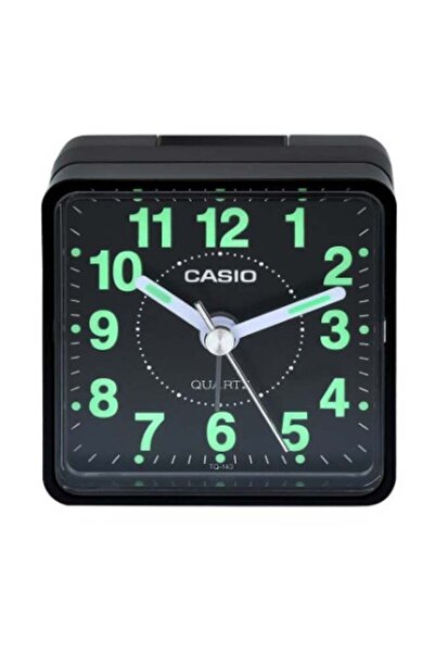Casio Analog Alarm Clock Black