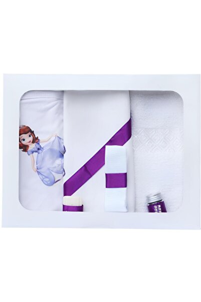 Inovius Trusou Botez 6 piese cu text imprimat, Printesa Sofia, MOV - TB121