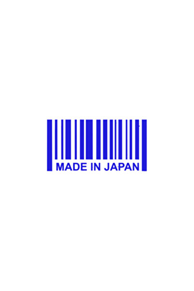 Oracal Car sticker ''Made in japan'', 20x18 cm, blue