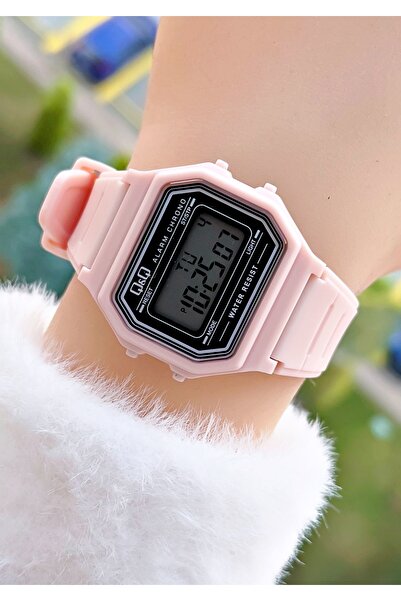 Q&Q Digital Children's Wristwatch with Silicone Strap, 10 Atm Waterproof, Alarm, Calendar, Light