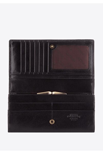 Wittchen Portofel mare din piele naturală pentru femei, cu suport pentru card...