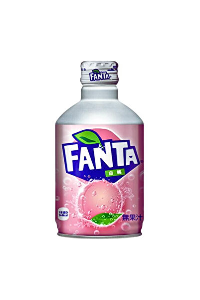 Fanta Sticlă de aluminiu albă piersică JPN 300ml