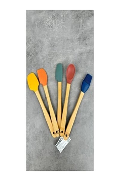 RİVO HOME DECOR Silicone Spatula Set 5 Pieces