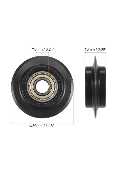 uxcell Metal Cutter Wheel 30mm OD x 6mm ID x 10mm, Manganese Steel, Corrosion Resistant, For Pipe Cutting
