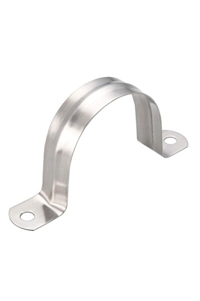uxcell Set of 4 Pipe Clamps 50mm, Stainless Steel 304, Silver