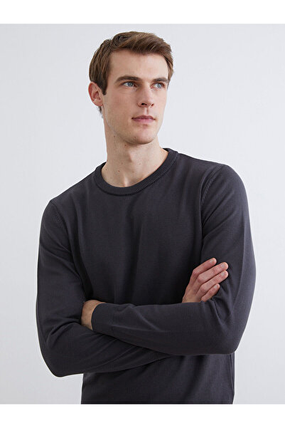 LC Waikiki Ανδρικό πλεκτό πουλόβερ Crew Neck Basic