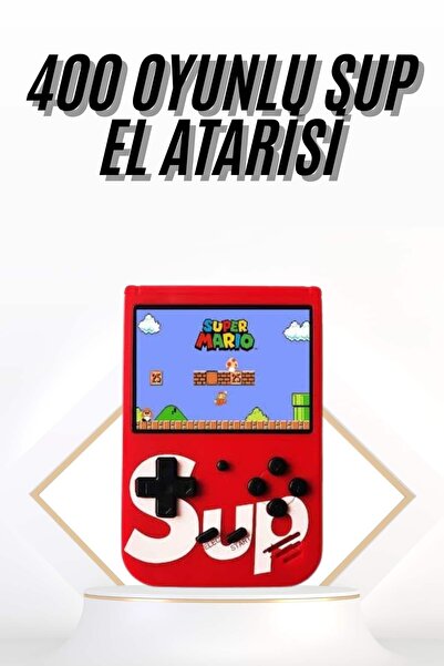 GENELOEM Çocuklara Özel Taşınabilir Sup El Atarisi 400 Oyunlu Nostaljik Oyun Konsolu - TRNDYL6997-9235