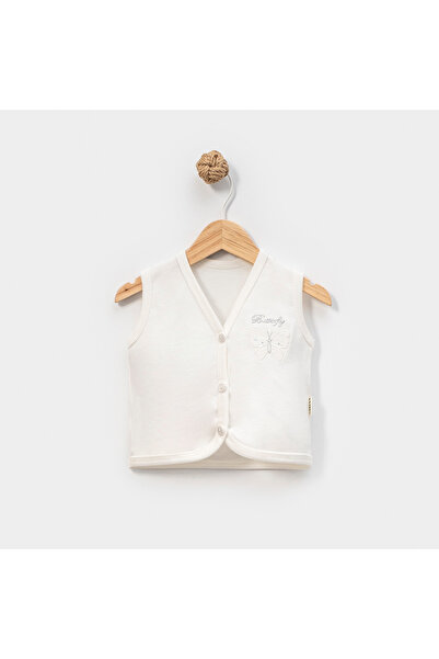Alya&Alin Baby Baby Girl Butterfly Embroidered Vest
