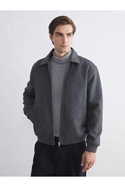 LC Waikiki LCW Vision Standard Mold Shirt Collar Men's Coat