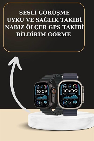Akıllı Saat Sesli Görüşme Titreşimli GPS Bağlantısı Müzik Dinleme Sosyal M - TEOLSA6612-3