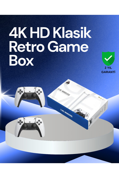 TEKNOLOJİBİZDE 20000 Oyunlu Retro TV Oyun Konsolu 64GB SD Kartlı Model