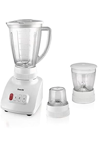 SAACHİ Countertop Blender 3-in-1 - NL-BL-4379, White, 400W