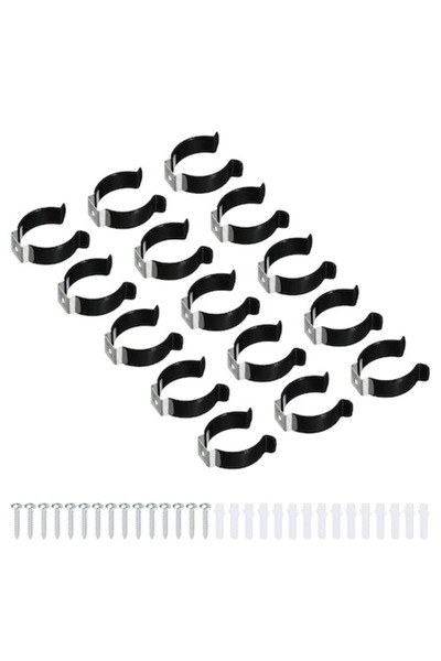 Plenty Cleme în U T10, fixare sigură, oțel inoxidabil cu PVC, hartă de aprovi...