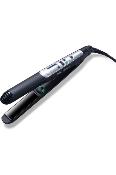 Braun Satin Hair 7 IONTEC Straightener with NanoGlide Ceramic Plates, 15 Heat Settings – ST710
