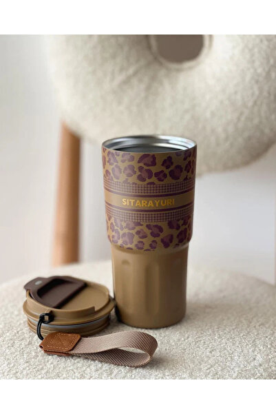 SITARAYURI Travel Mug Leopard Model 600 ml -