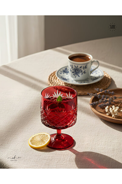 AKDEN STORE Magnolia Ice Cream Bowl, Dessert Bowl & Coffee Side Water Glass