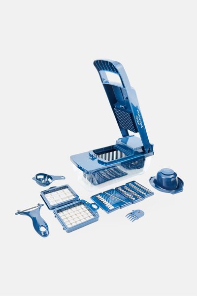 Phantom Chef 16 Pcs Multi Functional Chopper Set, Navy