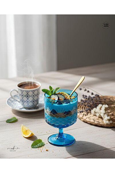 AKDEN STORE Magnolia Dondurmalık,Tatlı Kasesi & Kahve Yanı Su Bardağı