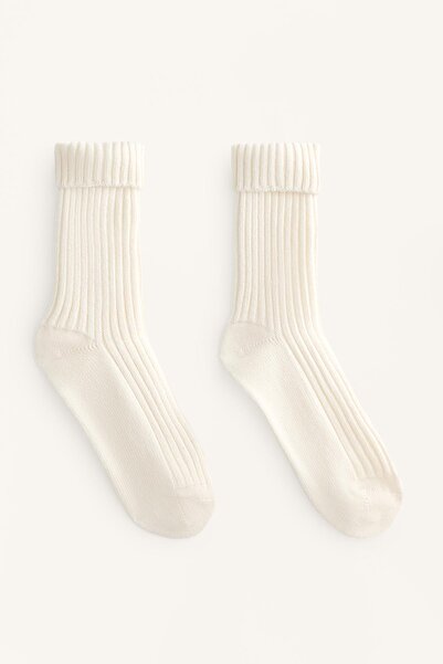 Oysho Klasik yün karışımı çorap