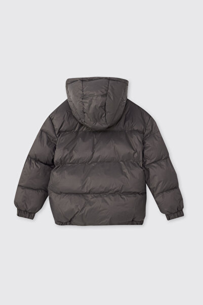 Panço Boy's Grey-Melange Coat