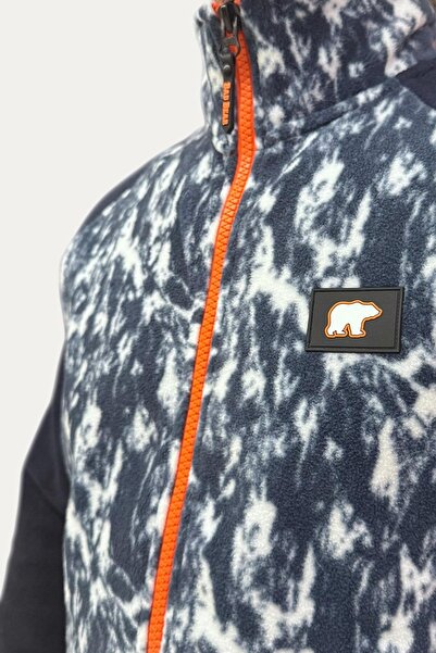 Bad Bear Men's Navy Blue Too Much Half Zip Sweatshirt 25.02.12.037-C07