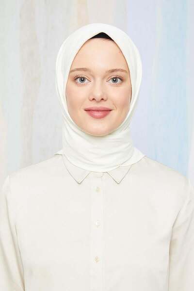 Levidor Ασπρόμαυρο βαμβακερό κασκόλ με τετράγωνο κόψιμο