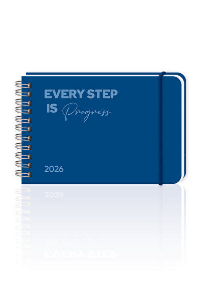 Victoria's Journals Weekly Spiral Horizontal Pocket Agenda |   13.5X9.5 cm Soft Touch Cover