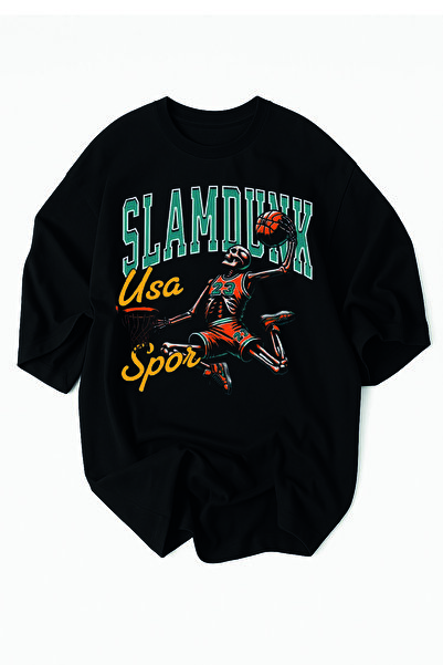 Advantage Slamdunk Usa Sport Oversized 100% Cotton- Premium Tshirt