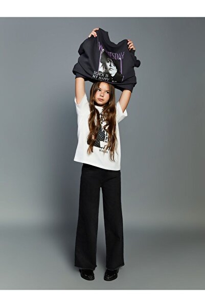 LC Waikiki LCW Kids Wideleg Girl's Jean Trousers