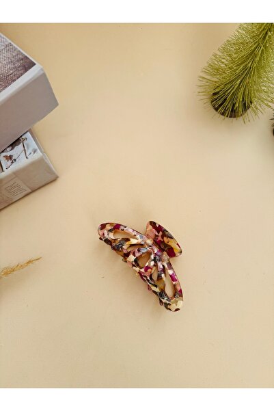 Maral Accessories Çok renkli mandal kemik Toka