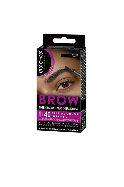 Syoss Brow Tint Permanente Augenbrauen #schwarz