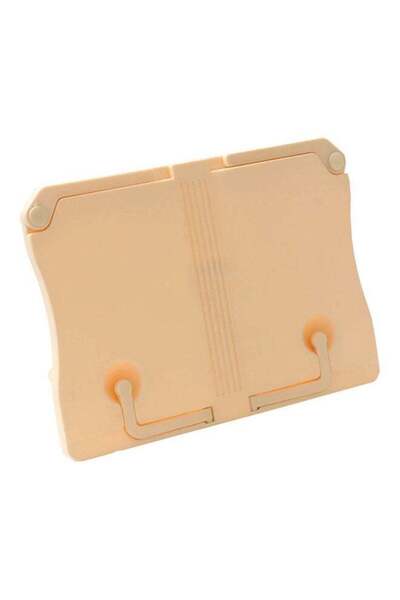 Yailla Generic Adjustable Plastic Book Reading Stand For Adult And Students - Beige
