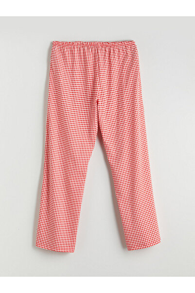 LC Waikiki Vizyon New Season Elastic Waist Plaid Women's Pajama Bottoms