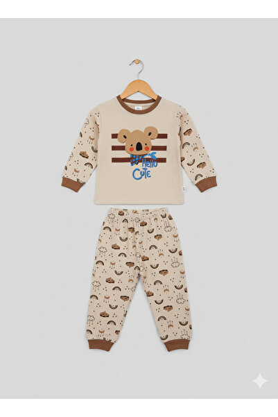 Selvira Unisex Koala Hello Cute Βρεφικό Σετ Φόρμας/Πιτζάμας |   Συνδυασμός άν...