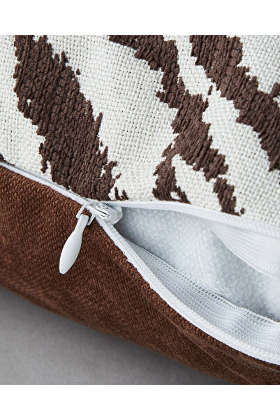 English Home Διακοσμητικό Μαξιλάρι Ζέβρα 45x45 εκ. Καφέ