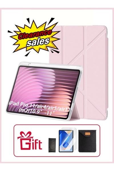 yaqeen iPad Air 11 Inch (M2) & iPad Pro 11 Inch (1st/2nd/3rd/4th) Shockproof Y Folding Stand Cover