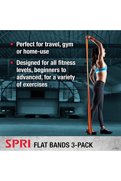 SPRI Flat Bands 3-Pack