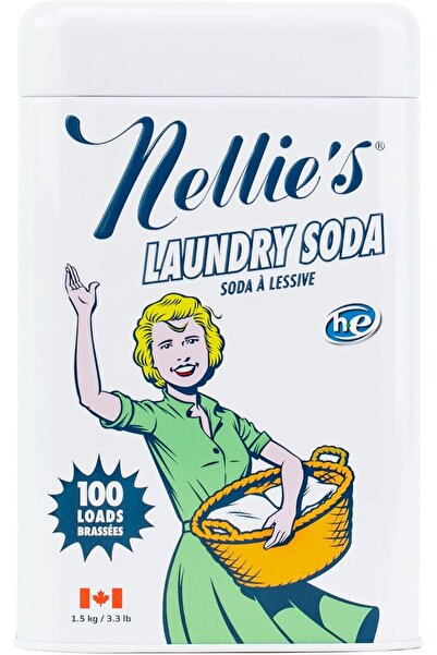 genernic Nellie's All-Natural Non-Toxic Vegan Powder Laundry Detergent, Fresh Scent, 100 Loads