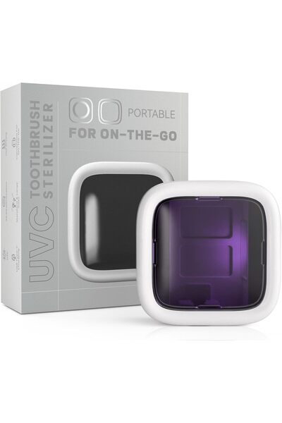 AZONEE Toothbrush Sanitizer UV Light - Portable Rechargeable Magnetic Cleaner...