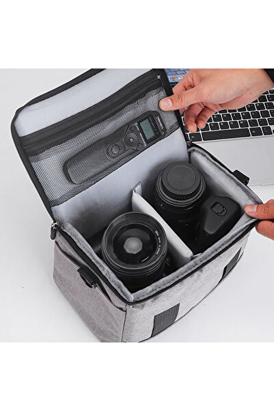 DOMEET Camera Bag Padded Camera Shoulder Bag for Photographers, Waterproof Camera Bags & Cases for SLR DSLR