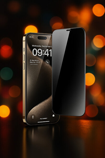 CAMCI Premium Hayalet İphone 17 Pro Max Uyumlu 9D Full Hd Tam Hayalet Ekran K...