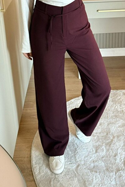 Hazamoda Bunny Palazzo Pants Plum